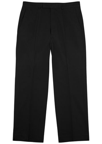Cropped Straight-leg Cotton-blend Trousers - - W34 - Gucci - Modalova