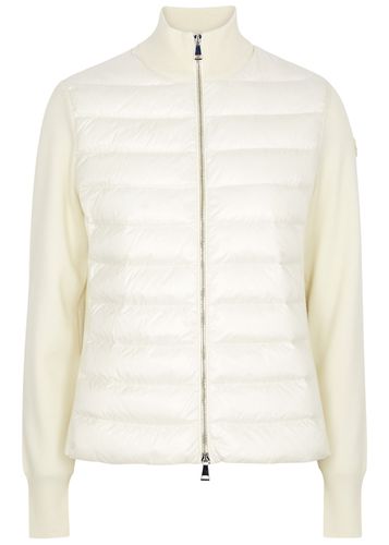 Quilted Shell and Wool Jacket - - S - Moncler - Modalova