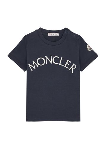 Kids Logo-embroidered Stretch-cotton T-shirt - - 12 Months - Moncler - Modalova