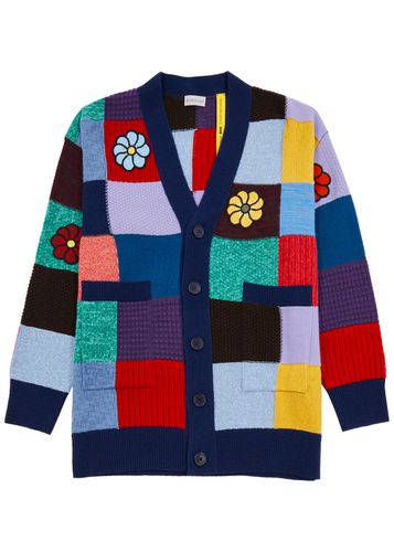 Moncler JW Anderson Patchwork Wool-blend Cardigan - - M - Moncler Genius - Modalova