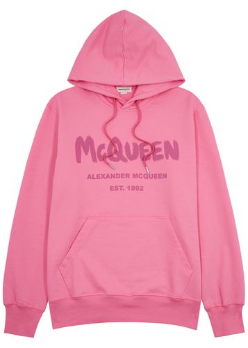 Logo Hooded Cotton Sweatshirt - - M - Alexander McQueen - Modalova