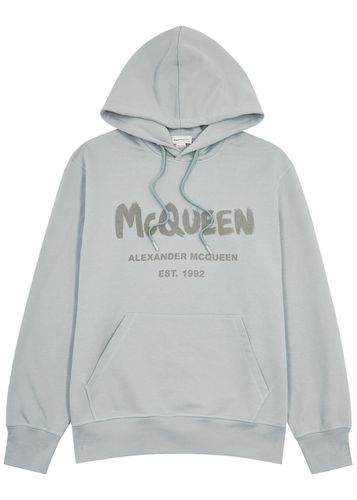 Logo Hooded Cotton Sweatshirt - - L - Alexander McQueen - Modalova