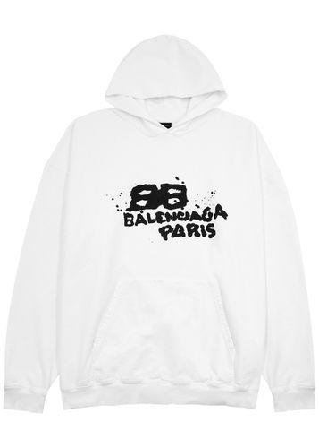 Dirty Paris Hooded Cotton Sweatshirt - - XL - Balenciaga - Modalova