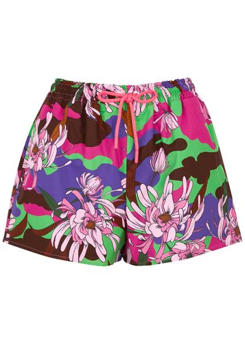 Floral-print Cotton Shorts, Shorts, - 12 - Moncler - Modalova