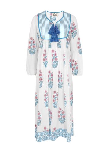 Kitty Printed Cotton Midi Dress - - L - SZ BLOCKPRINTS - Modalova