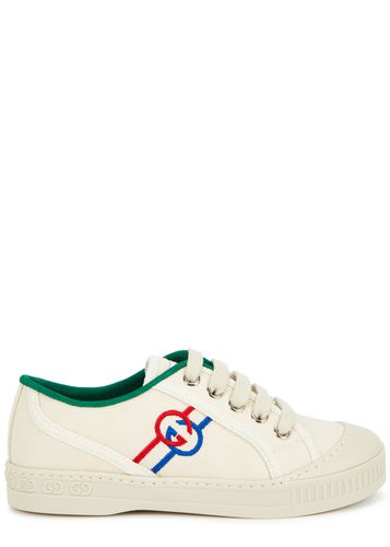 Kids Tennis Logo Canvas Sneakers - & - 10 Junior - Gucci - Modalova