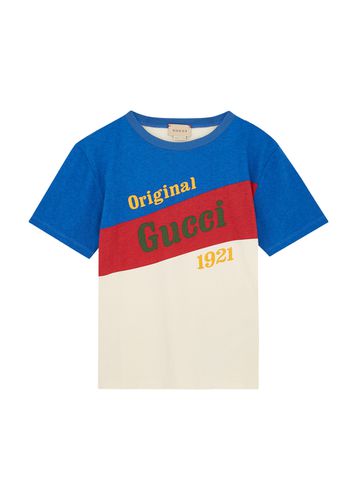 Kids Panelled Logo Cotton T-shirt - - 6 Years - Gucci - Modalova