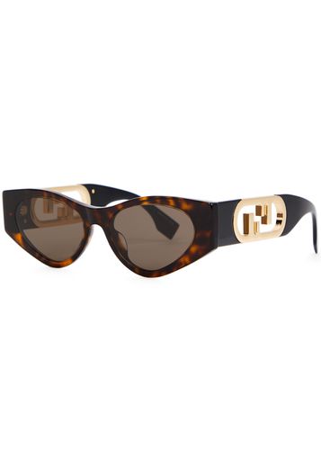Fendi Cat-eye Sunglasses - Brown - Fendi - Modalova