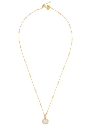 Moonstone 18kt -plated Necklace - One Size - Daisy London - Modalova
