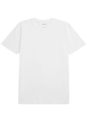 Frame Cotton T-shirt - White - L - Frame - Modalova