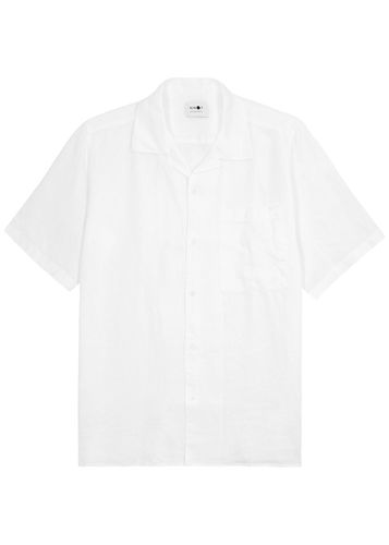 NN07 Julio Linen Shirt - White - M - NN07 - Modalova
