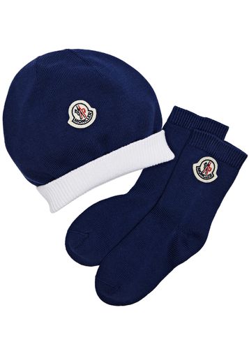Moncler Kids Sock and hat Gift set - Moncler Enfant - Modalova