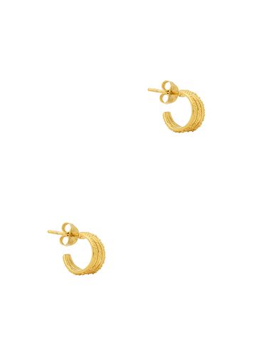 Amanda 18kt -plated Hoop Earrings - One Size - Daisy London - Modalova