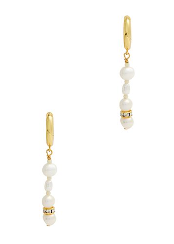 Upcycled Pearly 18kt Gold-plated Drop Earring, Earring, - One Size - ANNI LU - Modalova