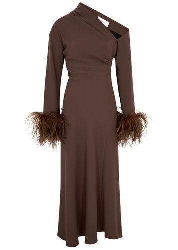 Adelaide Feather-trimmed Maxi Dress - - 8 - 16 Arlington - Modalova