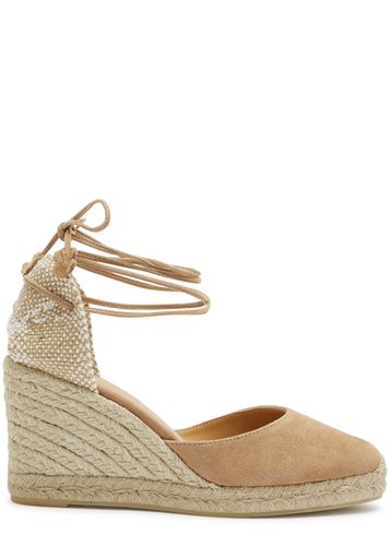 Carina 80 Suede Wedge Espadrilles - - 8 - Castañer - Modalova