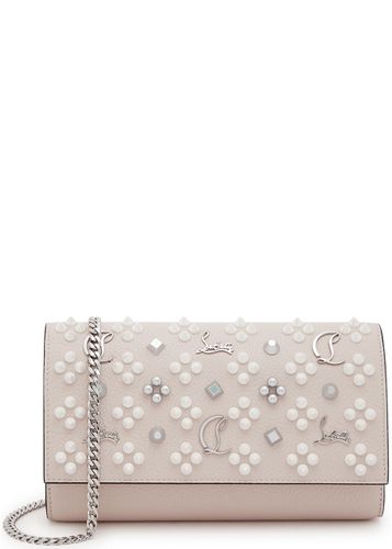 Paloma Embellished Leather Wallet-on-chain - Christian Louboutin - Modalova