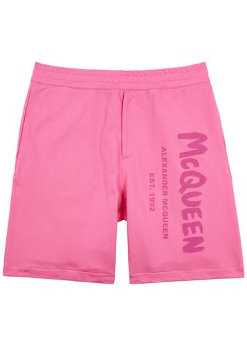 Logo-print Cotton Shorts - - M - Alexander McQueen - Modalova