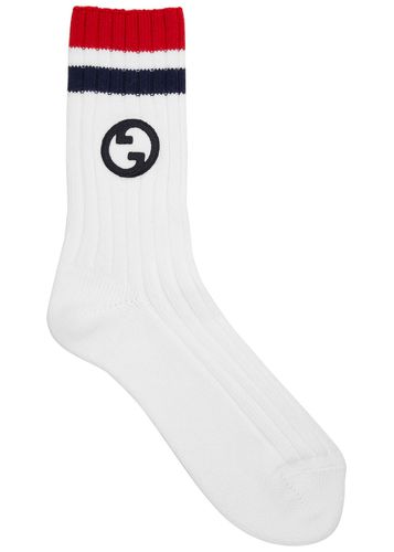 GG Striped Cotton-blend Socks - - M - Gucci - Modalova