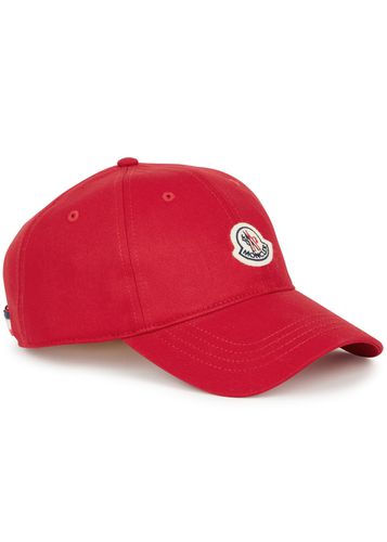 Moncler Logo Cotton-twill cap - Red - Moncler - Modalova