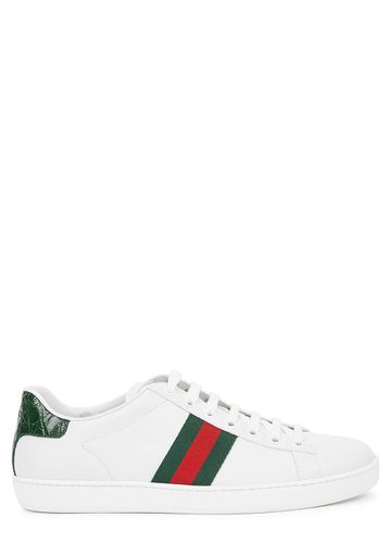 New Ace Leather Sneakers - - 6 - Gucci - Modalova