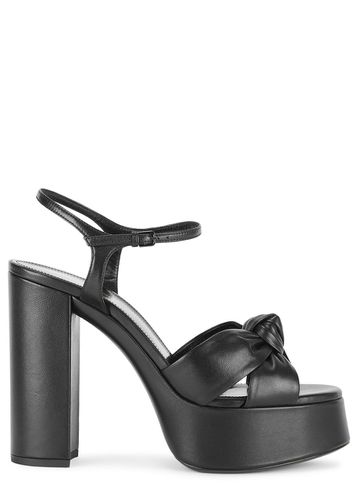 Bianca 130 Leather Platform Sandals - - 37.5 (IT37.5 / UK4.5) - Saint Laurent - Modalova