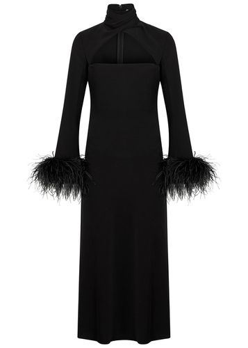 Odessa Feather-trimmed Maxi Dress - - 14 (UK 14 / L) - 16 Arlington - Modalova