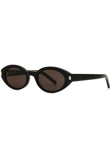 Oval-frame Sunglasses, Designer Sunglasses - Saint Laurent - Modalova