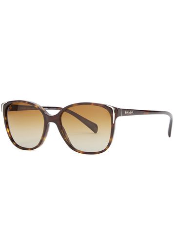 Tortoiseshell Square-frame Sunglasses - Prada - Modalova