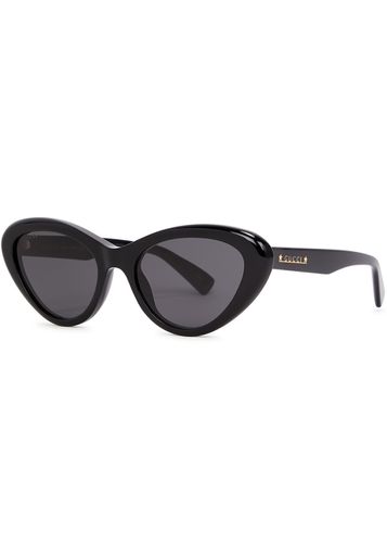 Cat-eye Sunglasses, Sunglasses, , Designer-engraved Lenses - Gucci - Modalova