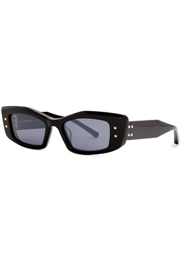 V-Quattro Sunglasses, Sunglasses, Rectangle Frame - Valentino Garavani - Modalova