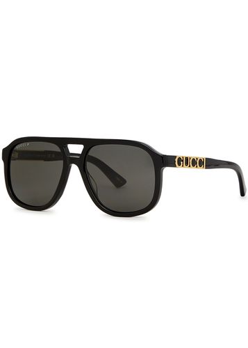 Aviator-style Sunglasses, Sunglasses, , Grey Lenses - Gucci - Modalova