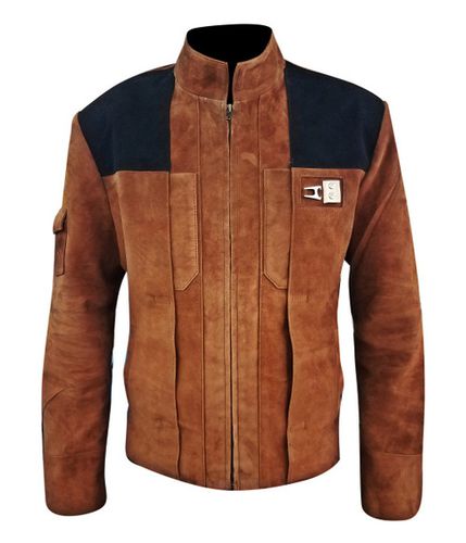 Solo A Star Wars Story Genuine Suede Leather Jacket - Feather skin - Modalova