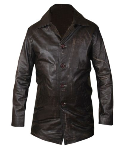 Sale Dean Winchester Distressed Supernatural Leather Coat 4XL - Feather skin - Modalova