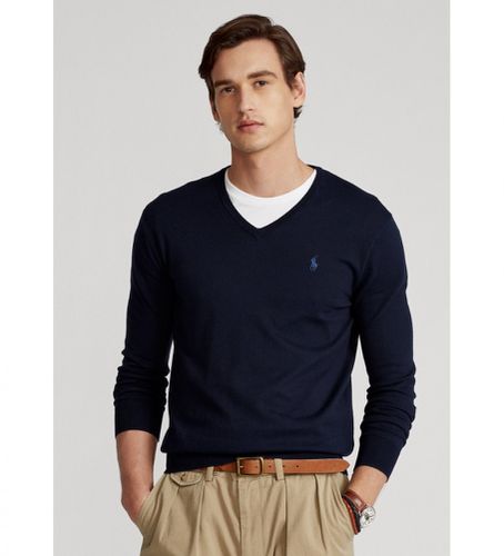 Pull Slim Fit 710670789004 (M), Casuel, Coton, Marine - Polo Ralph Lauren - Modalova