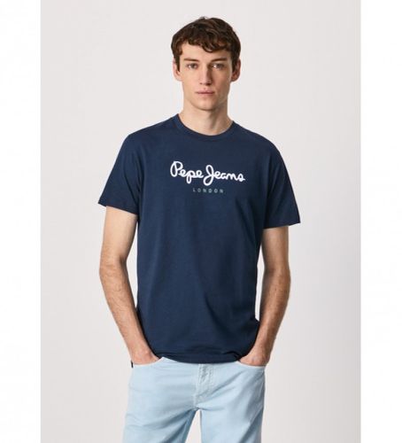 PM508208 T-shirt Eggo N (S), Bleu, Casuel, Coton, Manche courte, Durable - Pepe Jeans - Modalova