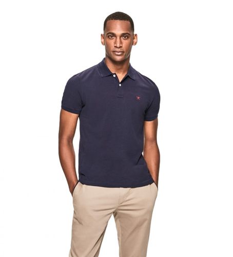 HM562363 Polo avec logo Fit Slim (XXL), Bleu, Casuel, Coton, Manche courte - Hackett London - Modalova