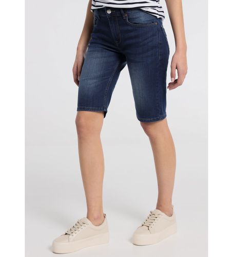 Bermuda en denim foncé (27), Casuel, Coton, Polyester, Élasthanne - Lois Jeans - Modalova