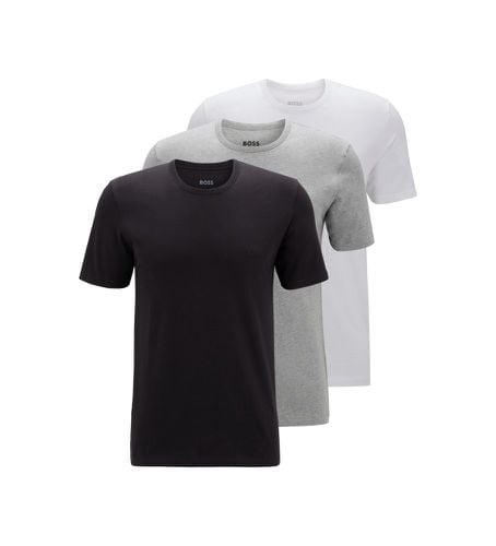 Pack 3 T-Shirts RN Clsico , blanc, (M), Casuel, Coton, Manche courte - BOSS - Modalova