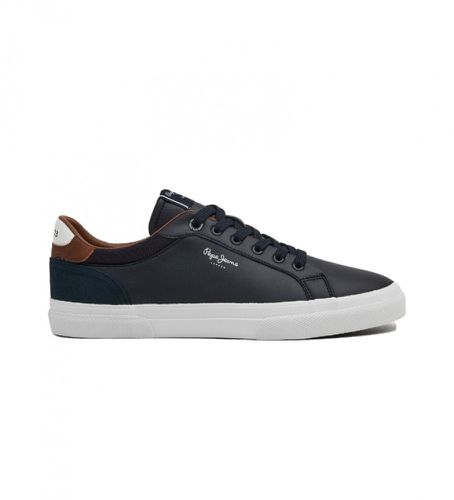 PMS30839 Baskets en cuir Court De Kenton (41), Plat, Lacets, Casuel - Pepe Jeans - Modalova