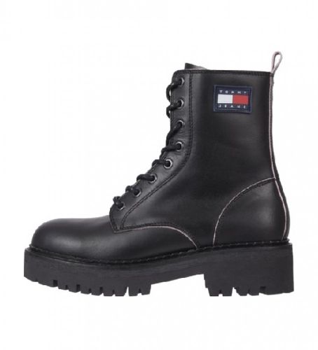 EN0EN01997 Bottes en cuir Urban Piping (36), Plat, Lacets, Casuel - Tommy Jeans - Modalova