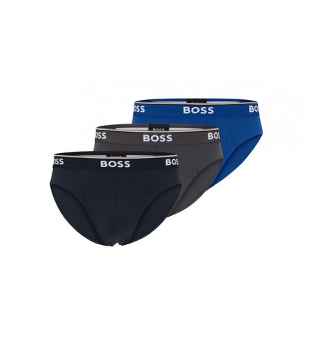 Slip Power 3-pack , Marine, (L), Homewear, Coton - BOSS - Modalova