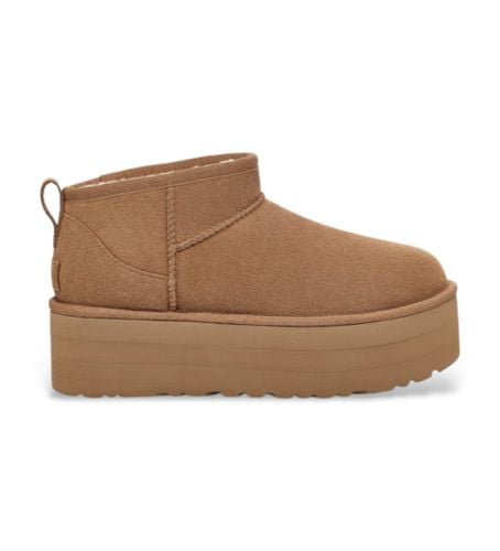 Bottines en cuir W Classic Ultra Mini Platform marron (38), 3 à 5 cm, Aucun, Casuel - UGG - Modalova