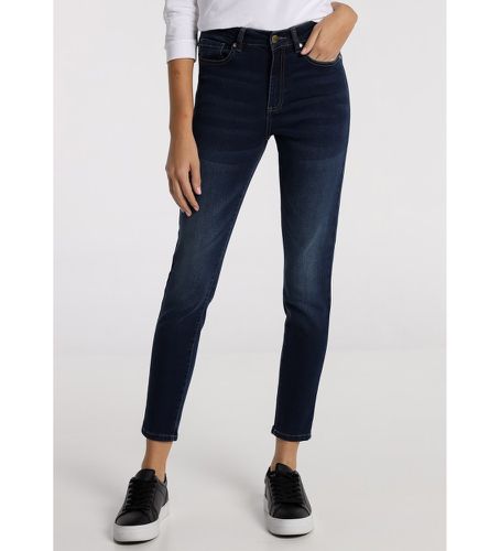 Jeans - Medium Box High Waist Skinny (34), Bleu, Casuel, Coton, Denim - Victorio & Lucchino, V&L - Modalova