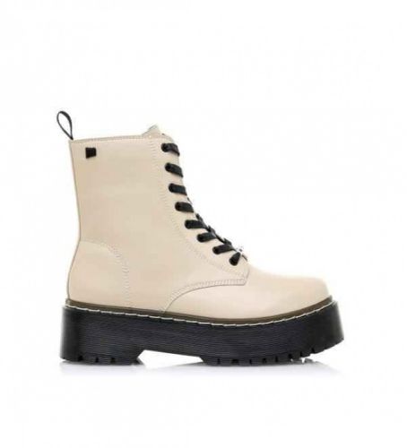 Storm High Ankle Boots beige (37), Plat, Fermeture éclair, Casuel - Mustang - Modalova