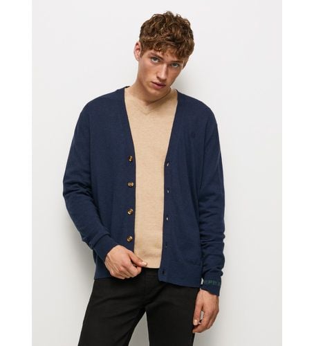 PM702239 Cardigan Andre (XS), Casuel, Coton, Manche longue, Marine - Pepe Jeans - Modalova