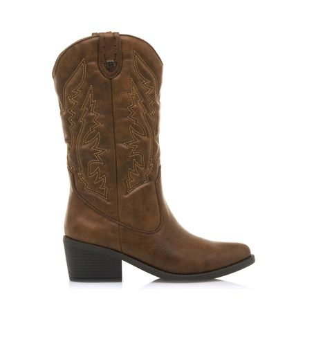 Bottes Tanubis marron -Hauteur du talon 6cm (37), 5 à 8 cm, Fermeture éclair, Casuel - Mustang - Modalova