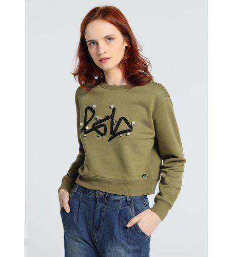 Sweatshirt 132058 (S), Casuel, Coton, Manche longue - Lois Jeans - Modalova