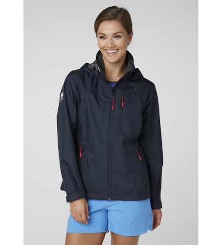 Veste W Crew Hooded (M), De plein air, Manche longue, Marine - Helly Hansen - Modalova