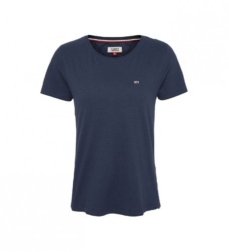 DW0DW14616 Essential Logo T-Shirt (XS), Casuel, Coton, Manche courte, Marine - Tommy Jeans - Modalova